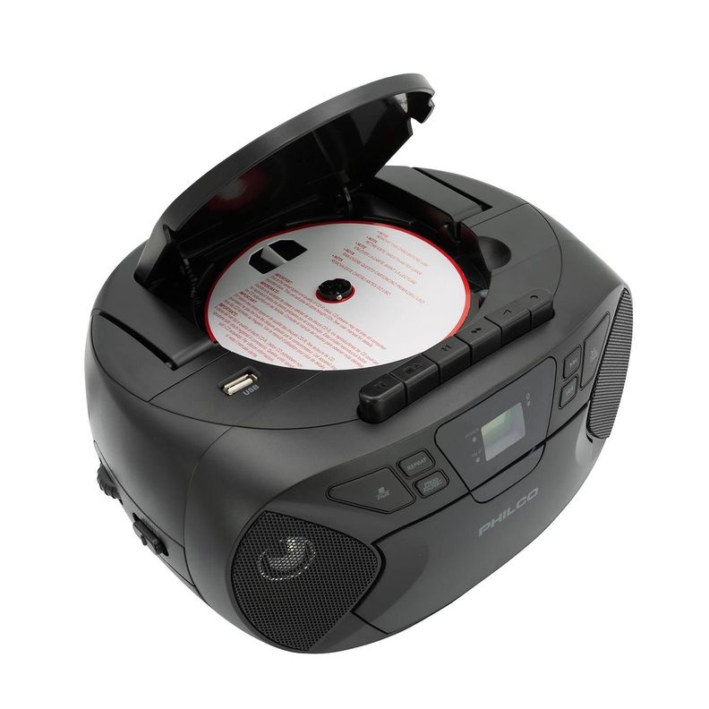 Radio Philco Bluetooth Cd Cassette Am Fm Pcj2050bt-2