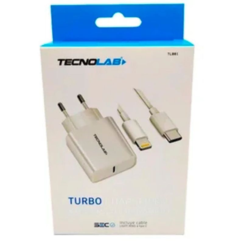 Cargador turbo de usb-c a lightning para iphone-1