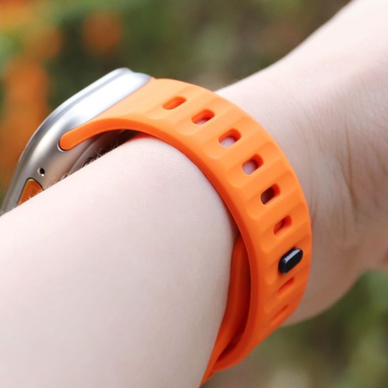Correa Sport Compatible Iwatch Apple Watch 42/44/45/49mm Bla-3