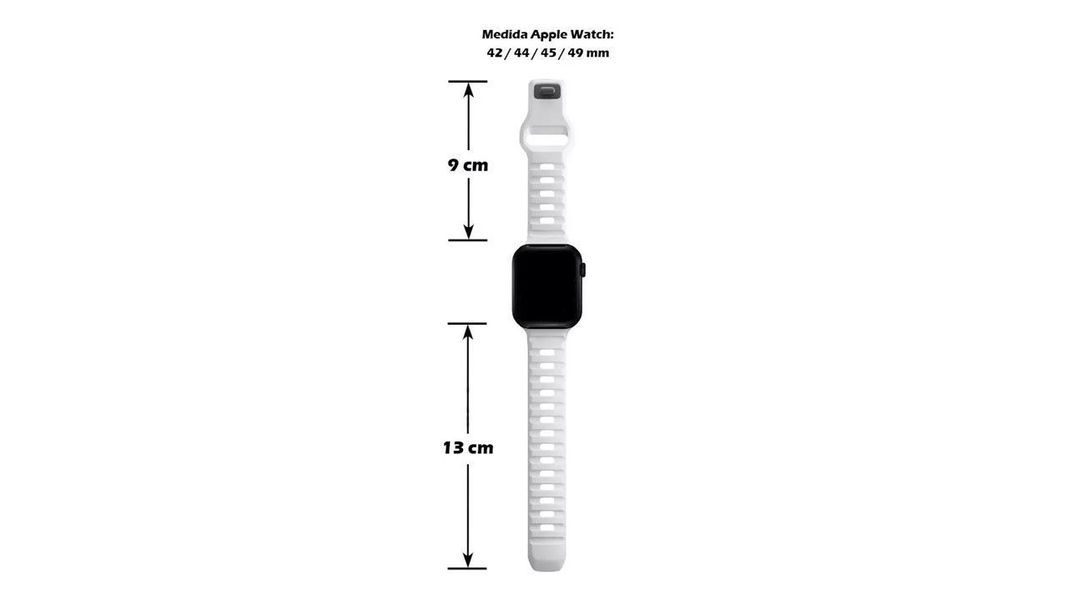 Correa Sport Compatible Iwatch Apple Watch 42/44/45/49mm Bla-1