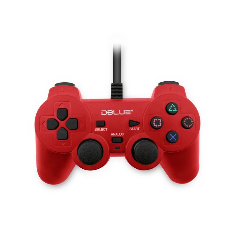 Joystick Gamer PC Conexión USB Rojo-0