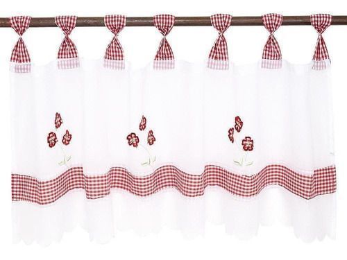 Cortina Velo Cocina Primavera 45x135 Cm.-0