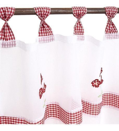 Cortina Velo Cocina Primavera 45x135 Cm.-1