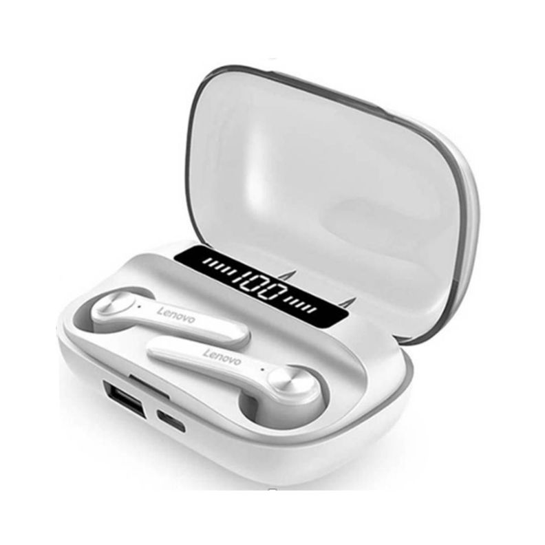 Audifono Lenovo True Wireless Qt81 Blanco-0