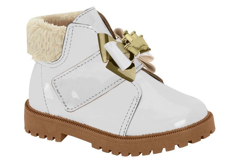Bota Molekinha Casual Niña Crema-0