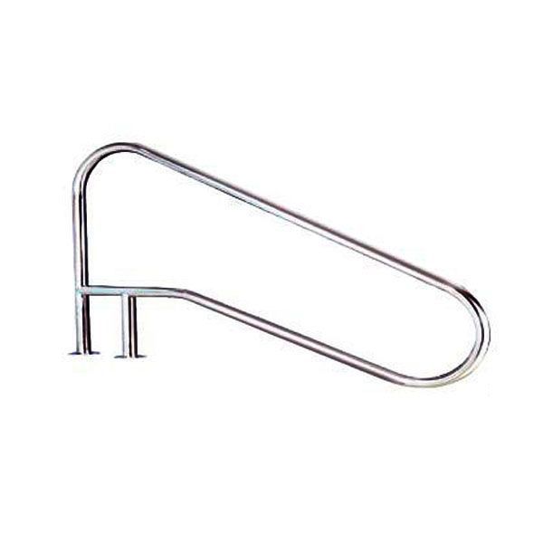 Baranda De Piscina Con Pletina Acero Inoxidable 1,36m-0