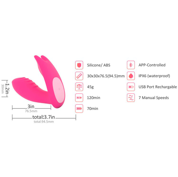 VIBRADOR CON APP EIDOLON - MAGIC MOTION-2