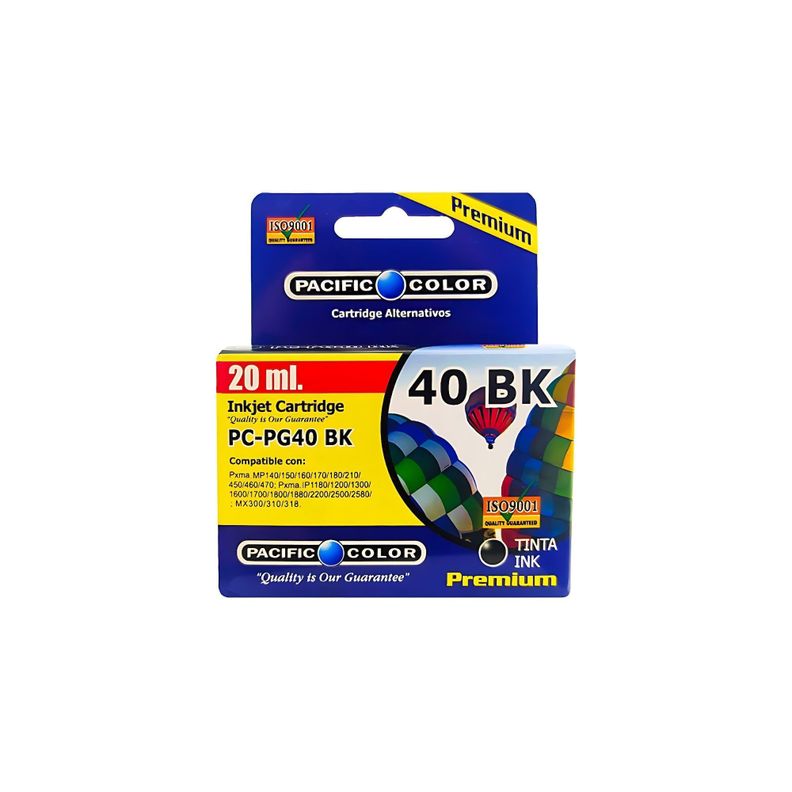CARTRIDGE PCG-40 NEGRO PARA CANON PIXMA MP450-0