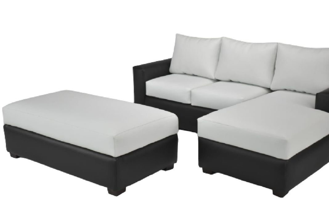 Sofá Seccional 3 Cuerpos + pouf-1