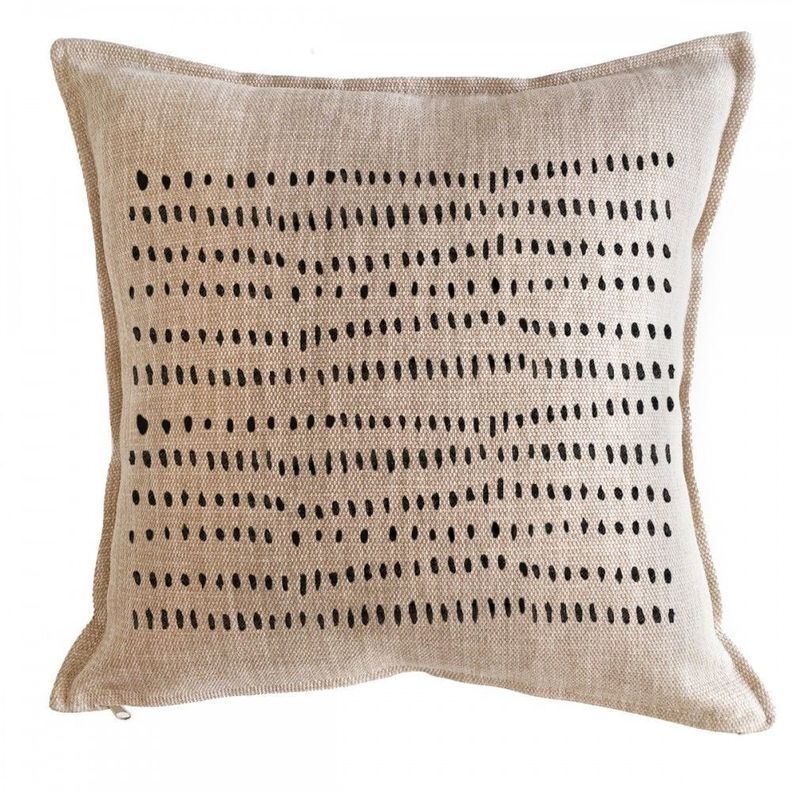 Cojin Etnico Puntos 45x45 Beige