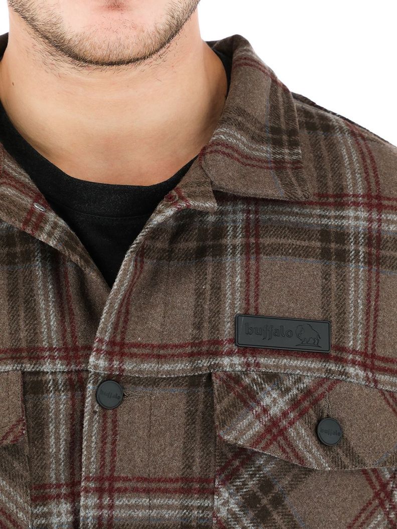 Chaqueta Pesquera Tartan Hombre-3