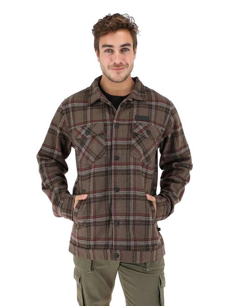 Chaqueta Pesquera Tartan Hombre-0