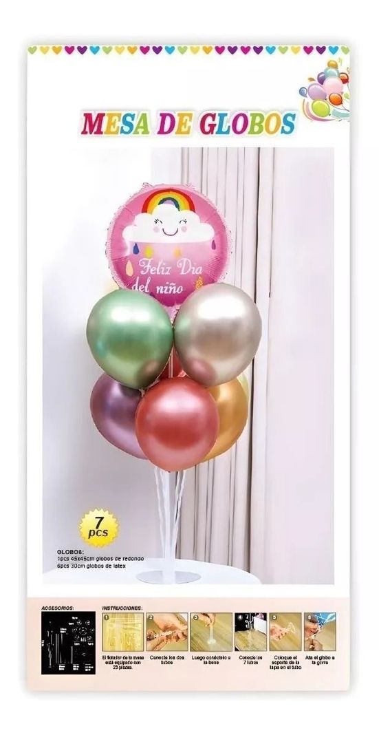 Set De Decoración Globos Base Para Globos Fiesta Celebración--1