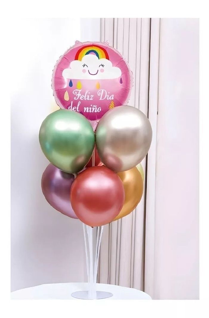 Set De Decoración Globos Base Para Globos Fiesta Celebración--0