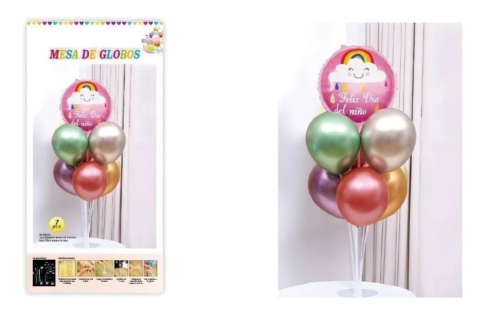 Set De Decoración Globos Base Para Globos Fiesta Celebración--2