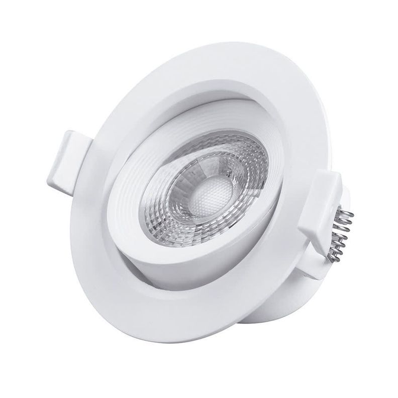 Foco Embutido Spotlight 7w Cw Dirigible 360°-0