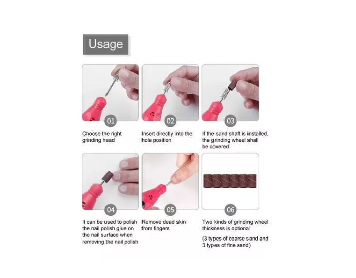 Torno Profesional Para Manicure Y Pedicure De Uñas-4