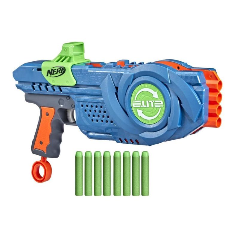 Juguete Nerf Elite 2.0 Flipshots Flip-8 8 Dardos Hasbro-1