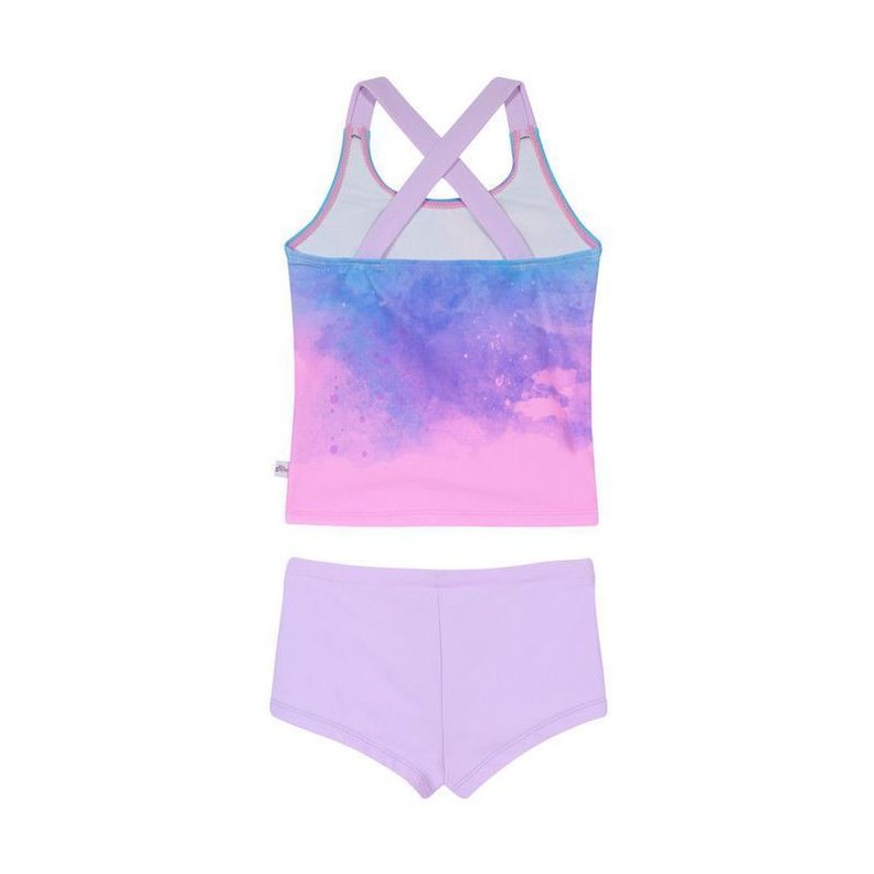 Traje de Baño Niña Tankini Disney Stitch Lila-2