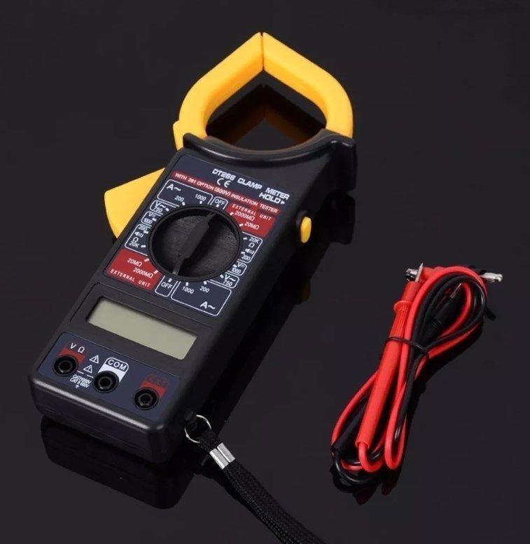 Tester Pinza Multitester Amperímetro Digital Dt266 Medidor-1