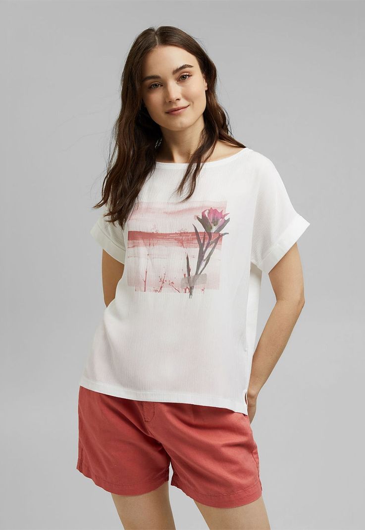 Polera Mujer Con Estampado Esprit