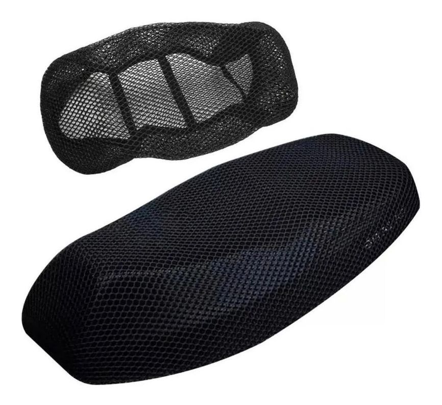 Funda Cubre Asiento Moto Bicimoto Malla Protector Solar (XL)-4
