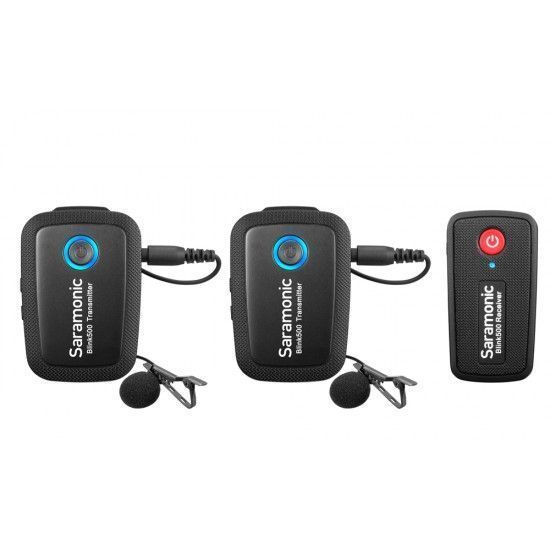 Microfono lavalier inalámbrico ULTRA PORTABLE UHF SARAMONIC BLINK500 B2-0