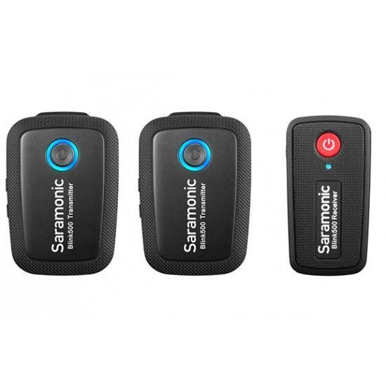 Microfono lavalier inalámbrico ULTRA PORTABLE UHF SARAMONIC BLINK500 B2-1