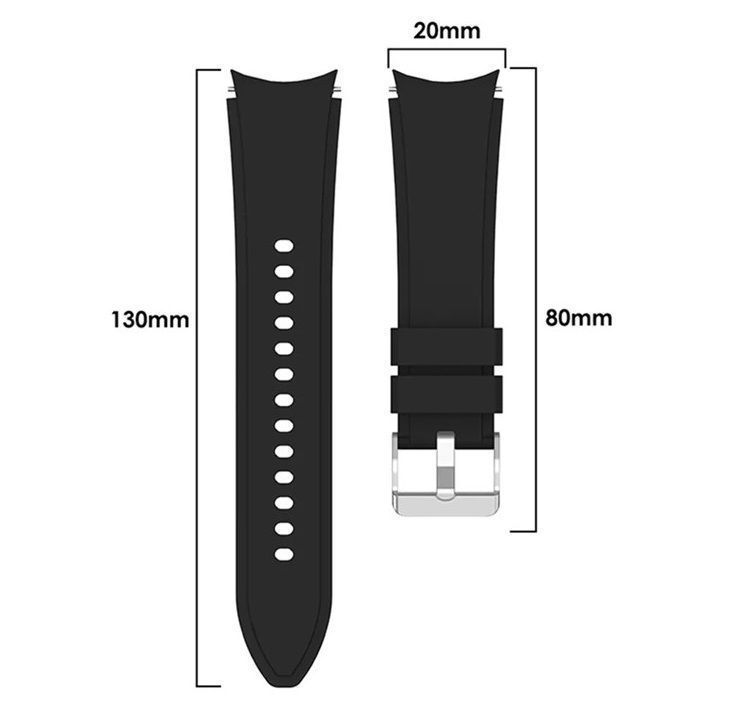 Correa Compatible Samsung Galaxy Watch 4 & 5  20mm Vinotinto-1