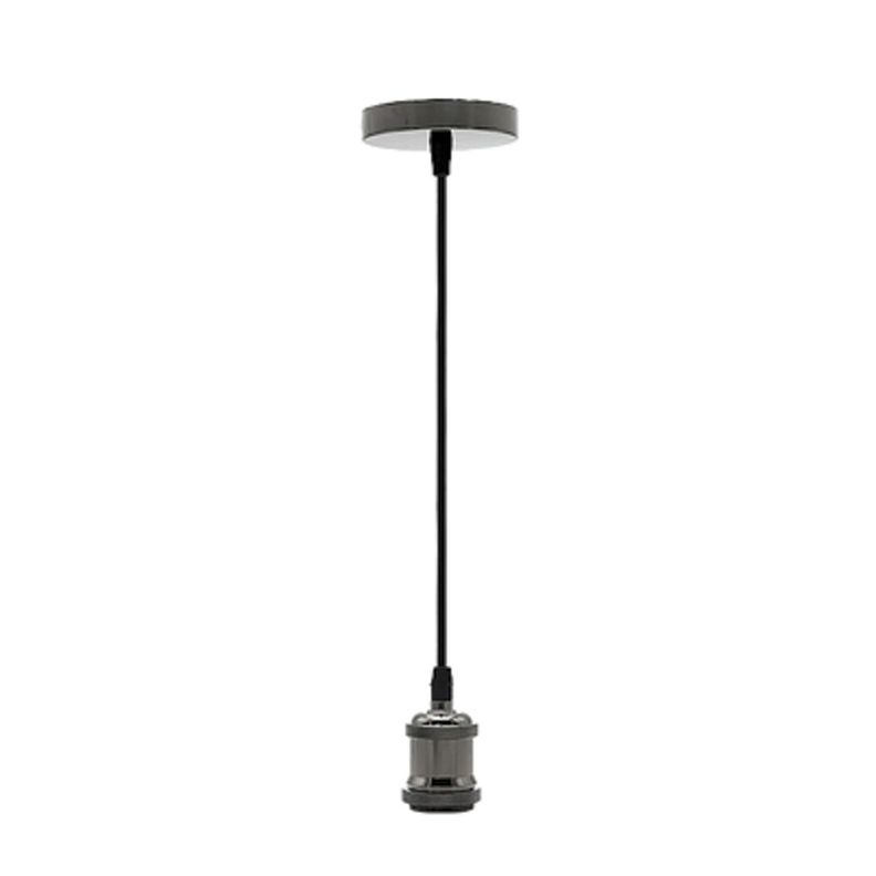 Soquete E-27 Retro Plateado Vintage-0
