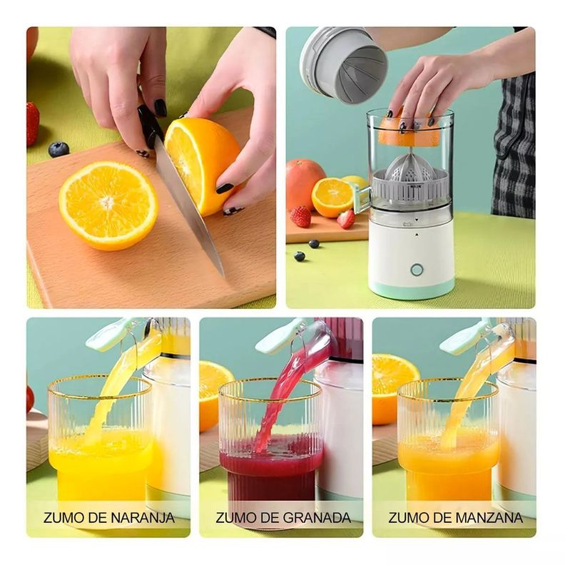 Exprimidor De Fruta Eléctrico Maquina Naranja Extractor Jugo-1