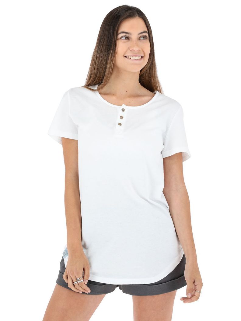 Polera Cliso Picuda Crudo Mujer-0