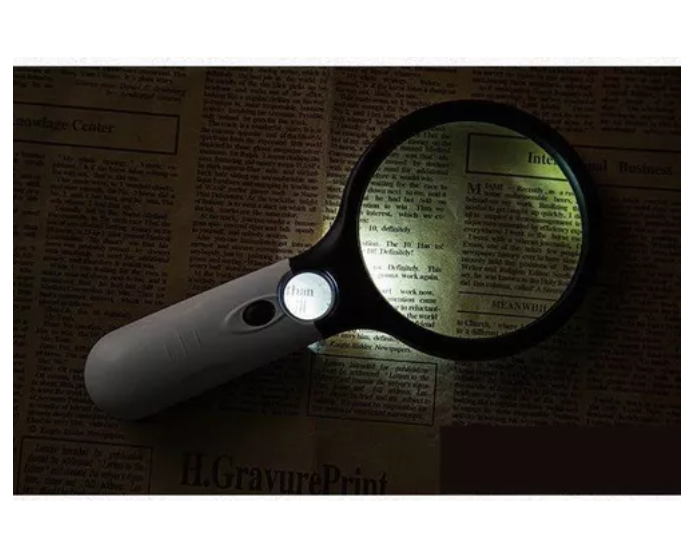 Lupa De Lectura Con Iluminación Led Con Luz Uv-3