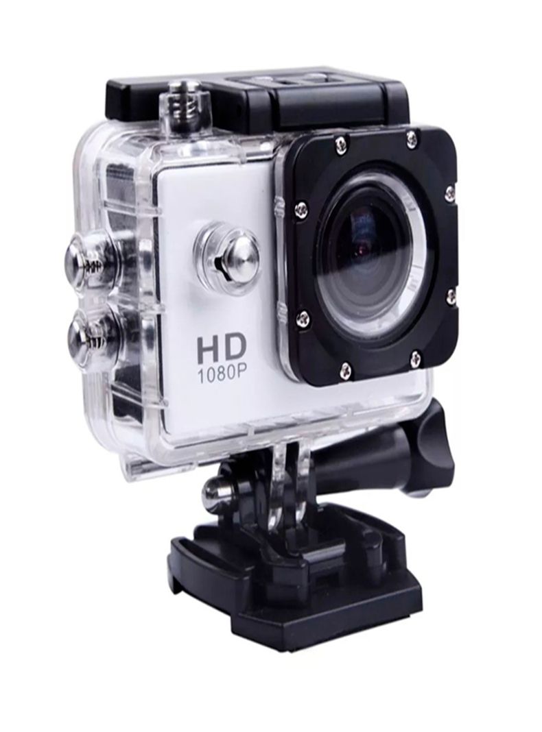 Camara deportiva sumergible 30 mts Gris-0