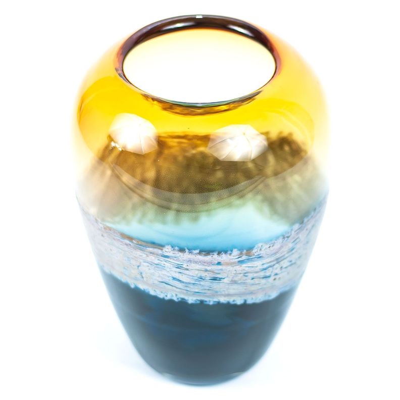 FLORERO 26X19 AMBAR-AZUL-1