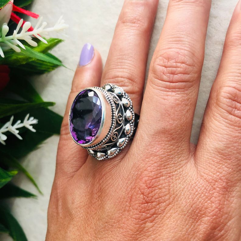 Anillo Amatista en Plata 925-4