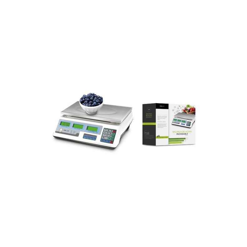 Balanza Pesa Digital Para Almacenes De 40kg Recargable - Puntostore-1