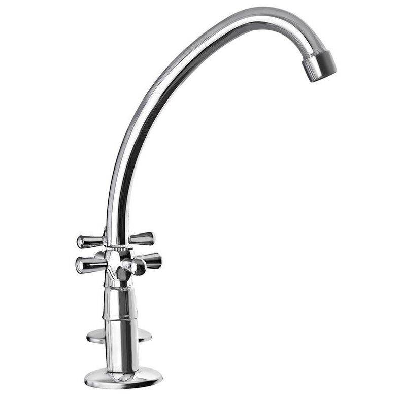 Combinación Llave Grifo Lavaplatos Fregadero Cruz-2