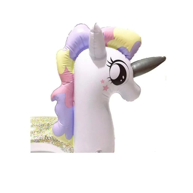 Flotador De Piscina Unicornio 90Cm Bebes Niños-1