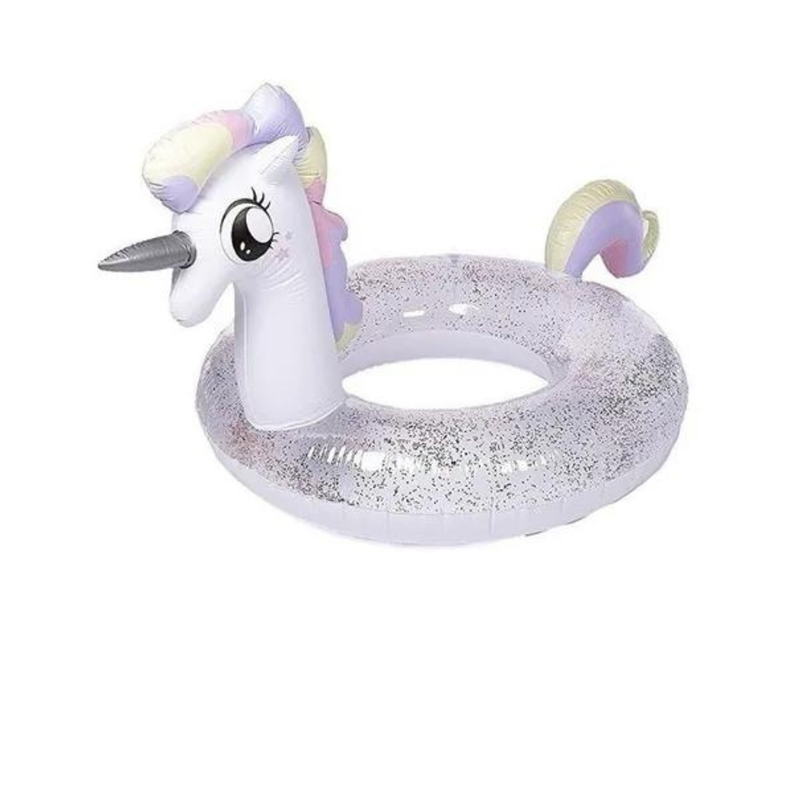 Flotador De Piscina Unicornio 90Cm Bebes Niños-0