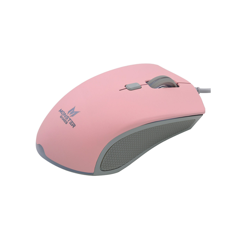Mouse Gamer Rosado Playful 6 Botones-2