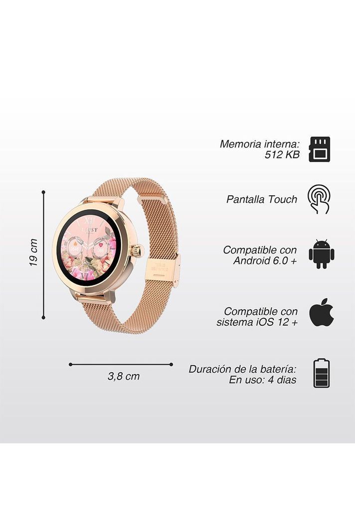 Smartwatch Sb1155h Rosado-2