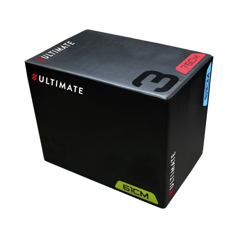 Cajón Pliometrico Salto Elite Antideslizante Espuma – 50x60x75cm – Jump Box-0