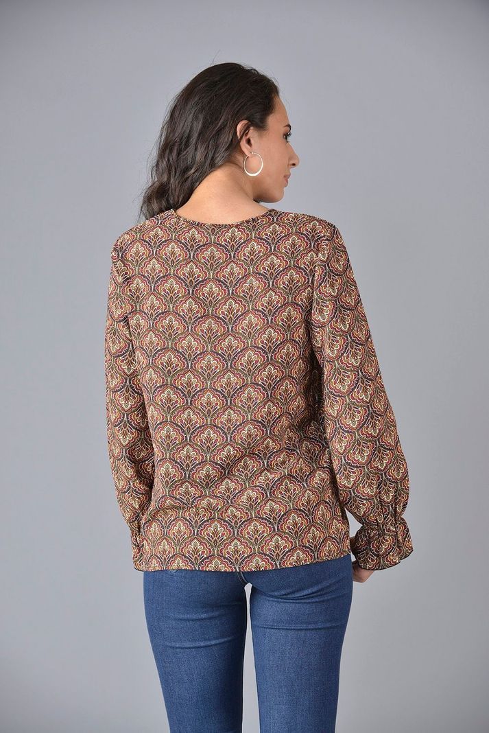 Bluson estampado burdeo-1