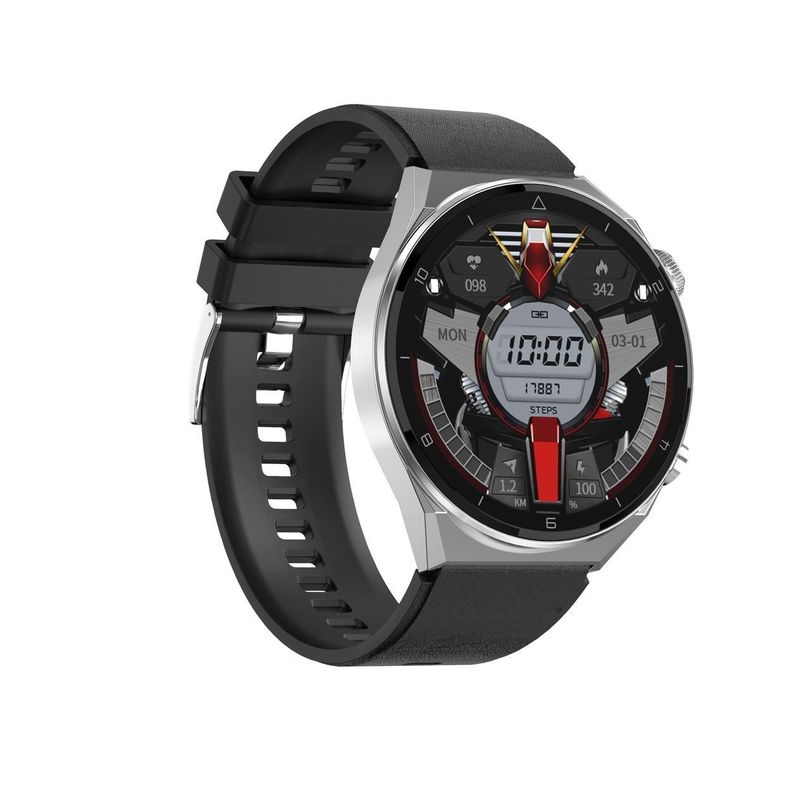 Smartwatch Reloj Inteligente Bluetooth llamadas DT3 PRO MAX - Plata Metal/Silicona-3
