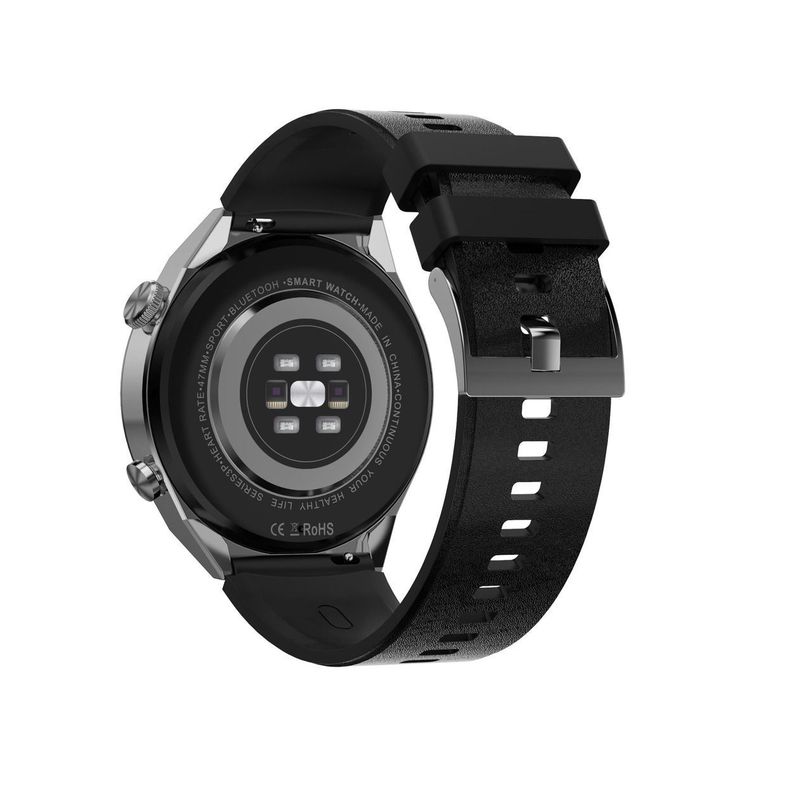 Smartwatch Reloj Inteligente Bluetooth llamadas DT3 PRO MAX - Plata Metal/Silicona-6