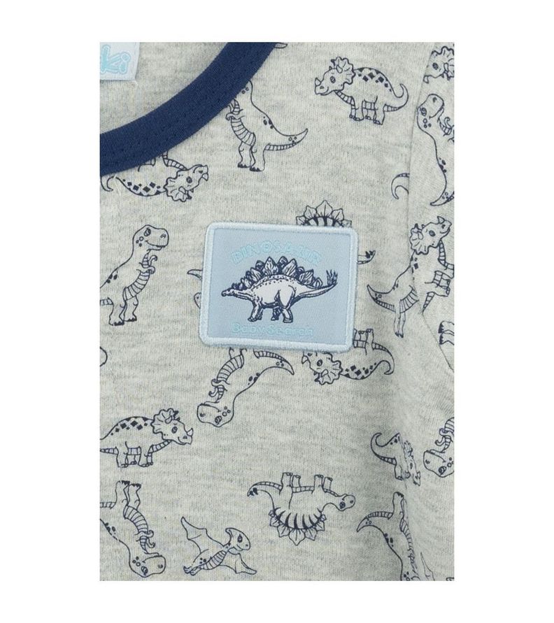 Bombacha de Algodón Estampado Dinosaurio para Bebé Pumucki-1