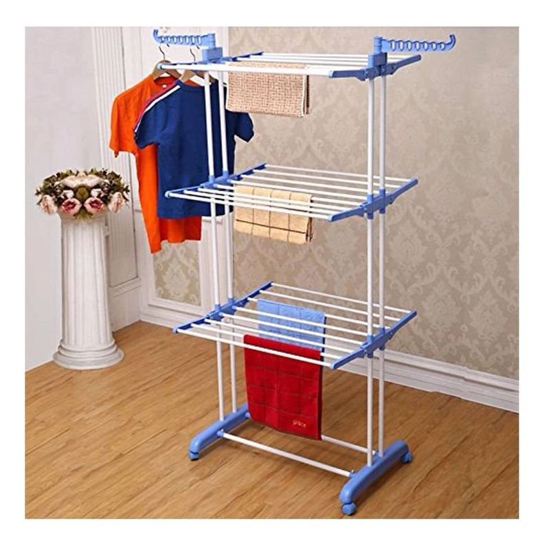Tendedero Colgador De Ropa Con 3 Niveles Plegable - PuntoStore-2