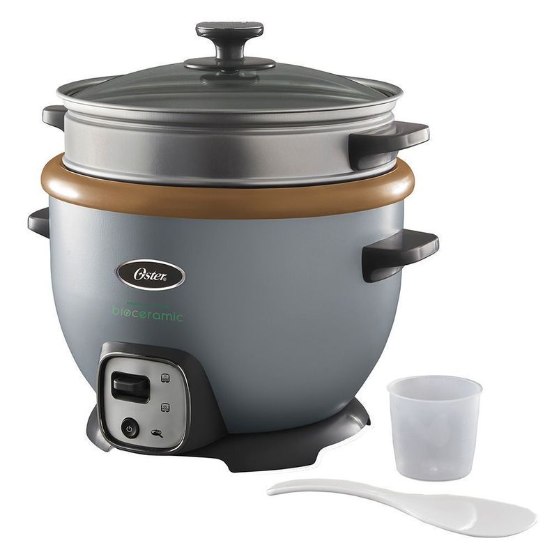 Arrocera multiusos Oster® con función sofrito y recubrimiento Bioceramic® infundido con aceite de oliva CKSTRC7129S-0