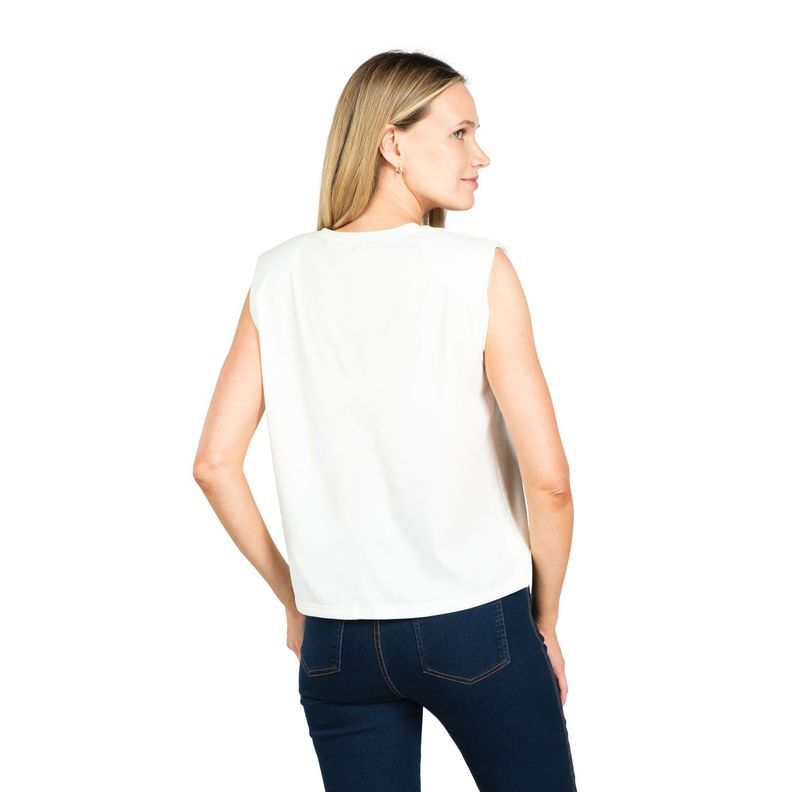 POLERA ALGODÓN CON HOMBRERAS BLANCO CAFFARENA-2